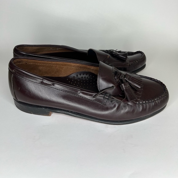 Dexter Loafers Tassel Slip On Leather Dress Shoes Men Size 11M Brown Made In USA